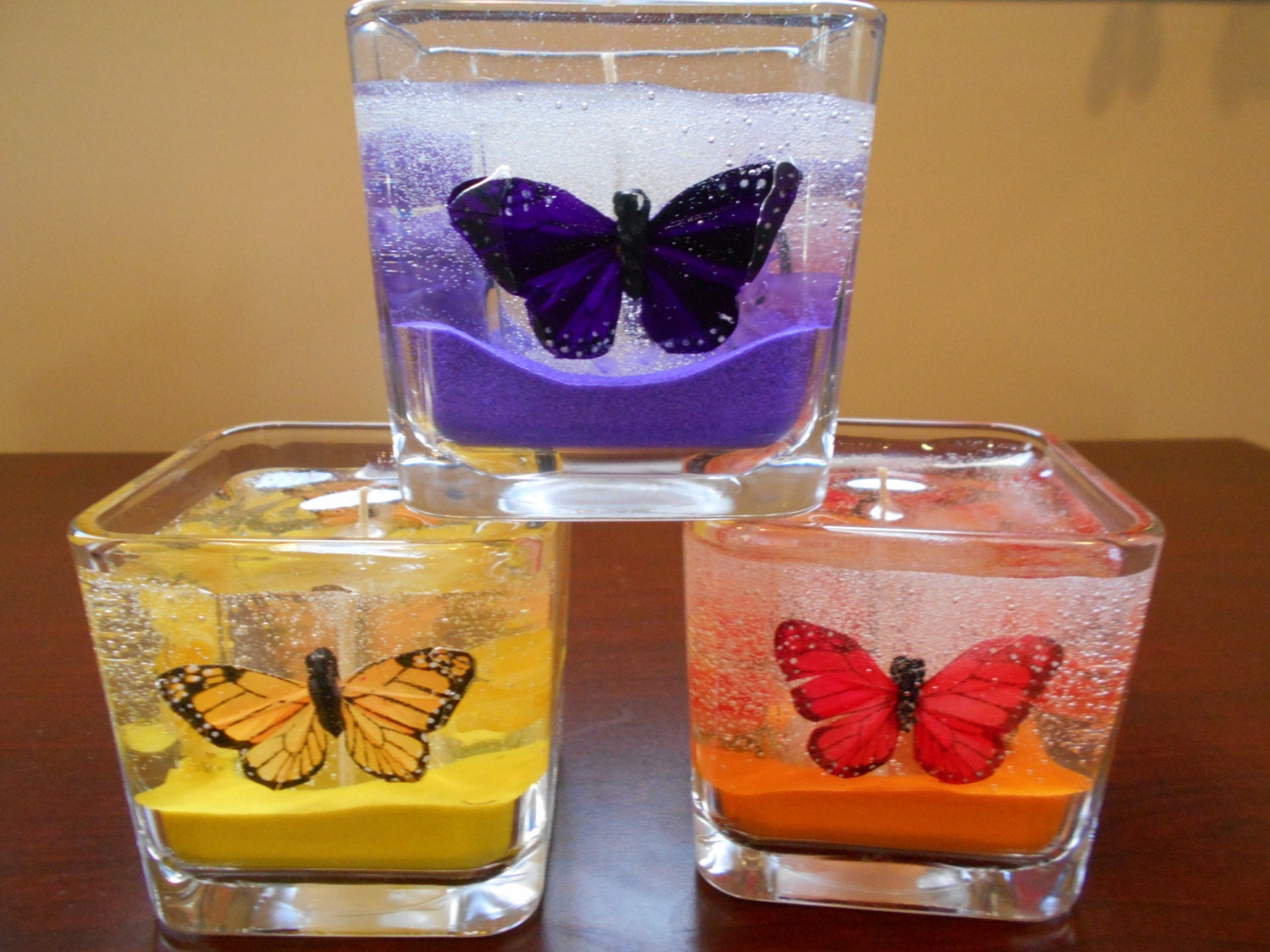 Refillable Gel Candle Forever Butterfly by
