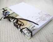 Notebook handmade fabric cover sketchpad fabric artbook diary perconalized book travel book