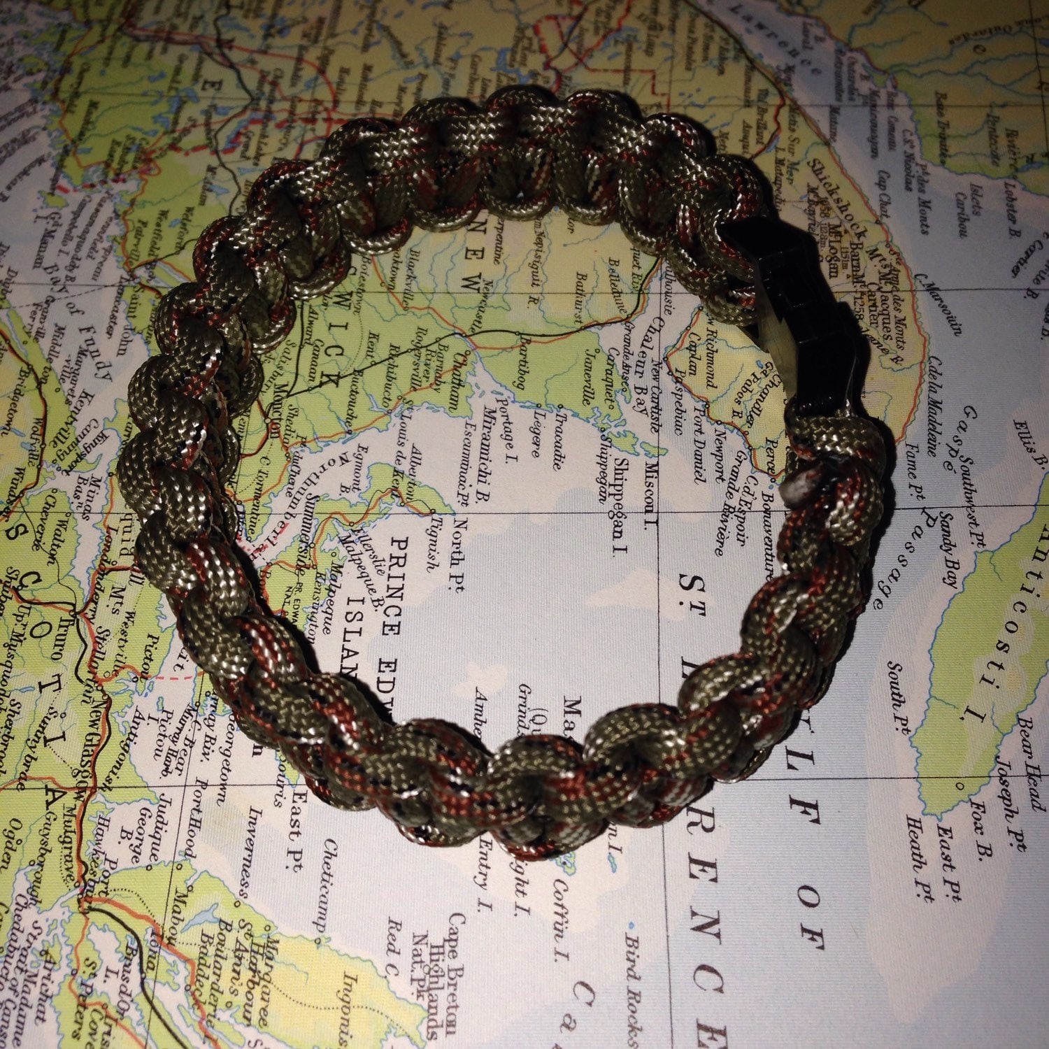 Camouflage Camo Paracord Bracelet HandMade by TheUKParacordMan