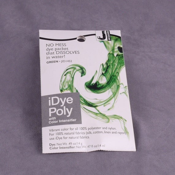 Jacquard iDye Poly Synthetic Fabric Dye Green JAC1452