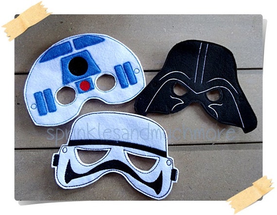 Star Wars Masks Stormtrooper Mask R2D2 by SprinklesandMuchMore