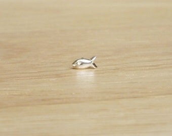 Tiniest Fish 925 Sterling Nose Studs Hypoallergenic Nose Stud Cartilage Stud