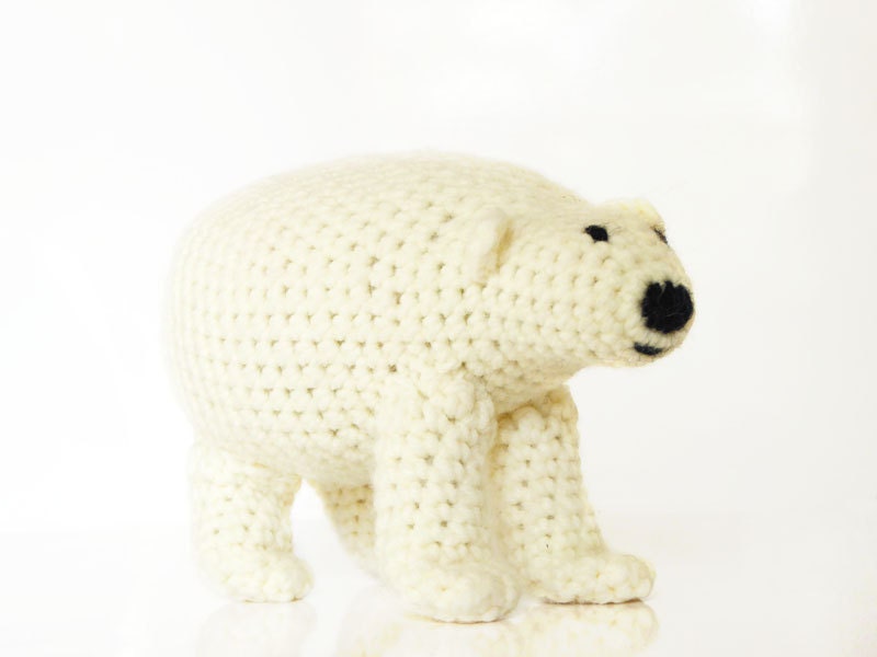 Polar Bear Amigurumi Pattern Polar Bear Crochet Pattern