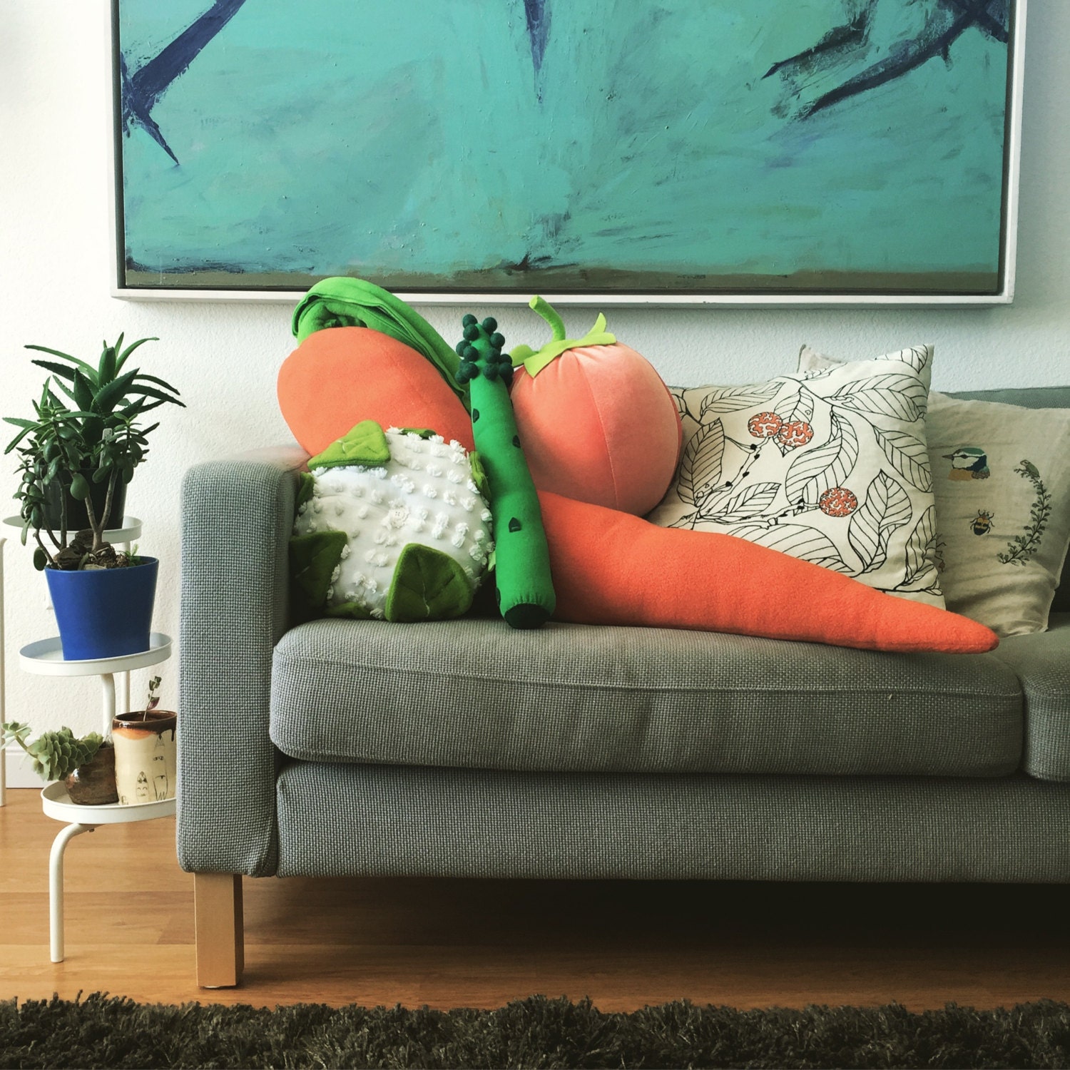 big carrot pillow