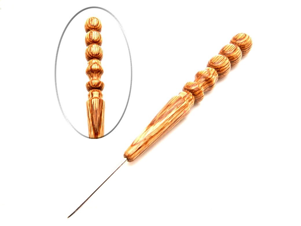 Handmade Wood Sewing Awl Oak Hardwood