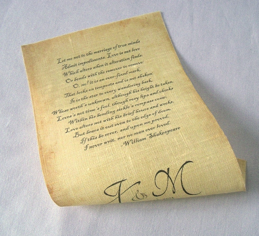 Message in a Bottle Linen Fabric Scroll by ArtfulBeginnings