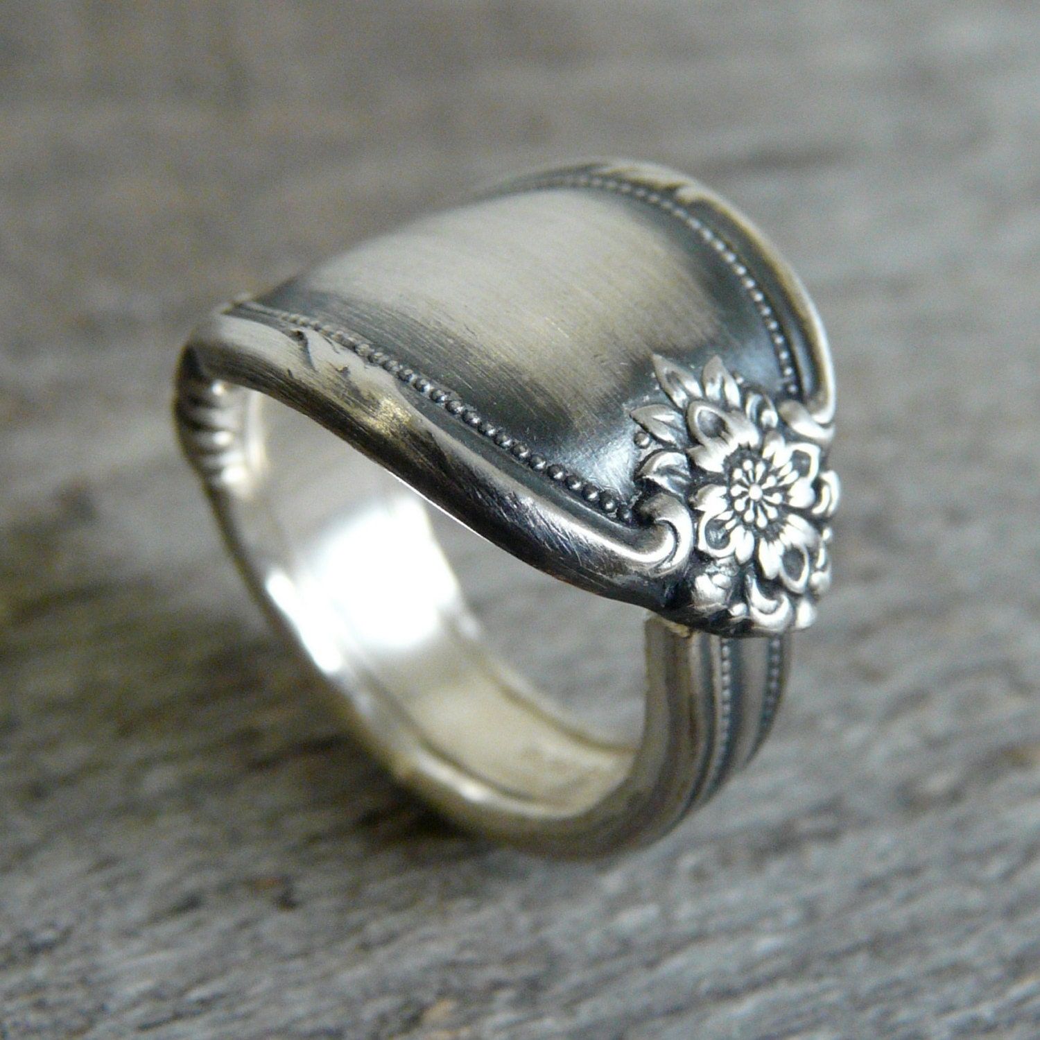 Antique Spoon Ring Silver Pattern: Remembrance by Revisions