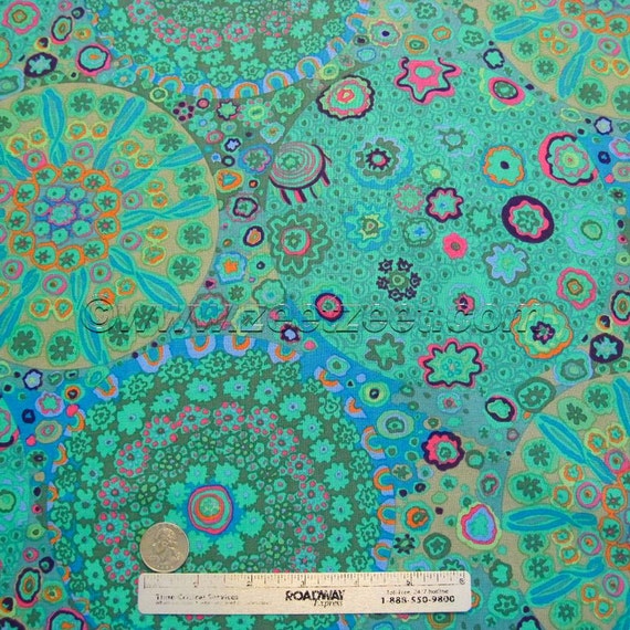 Kaffe Fassett MILLEFIORE Jade Green GP92 Quilt Fabric by the