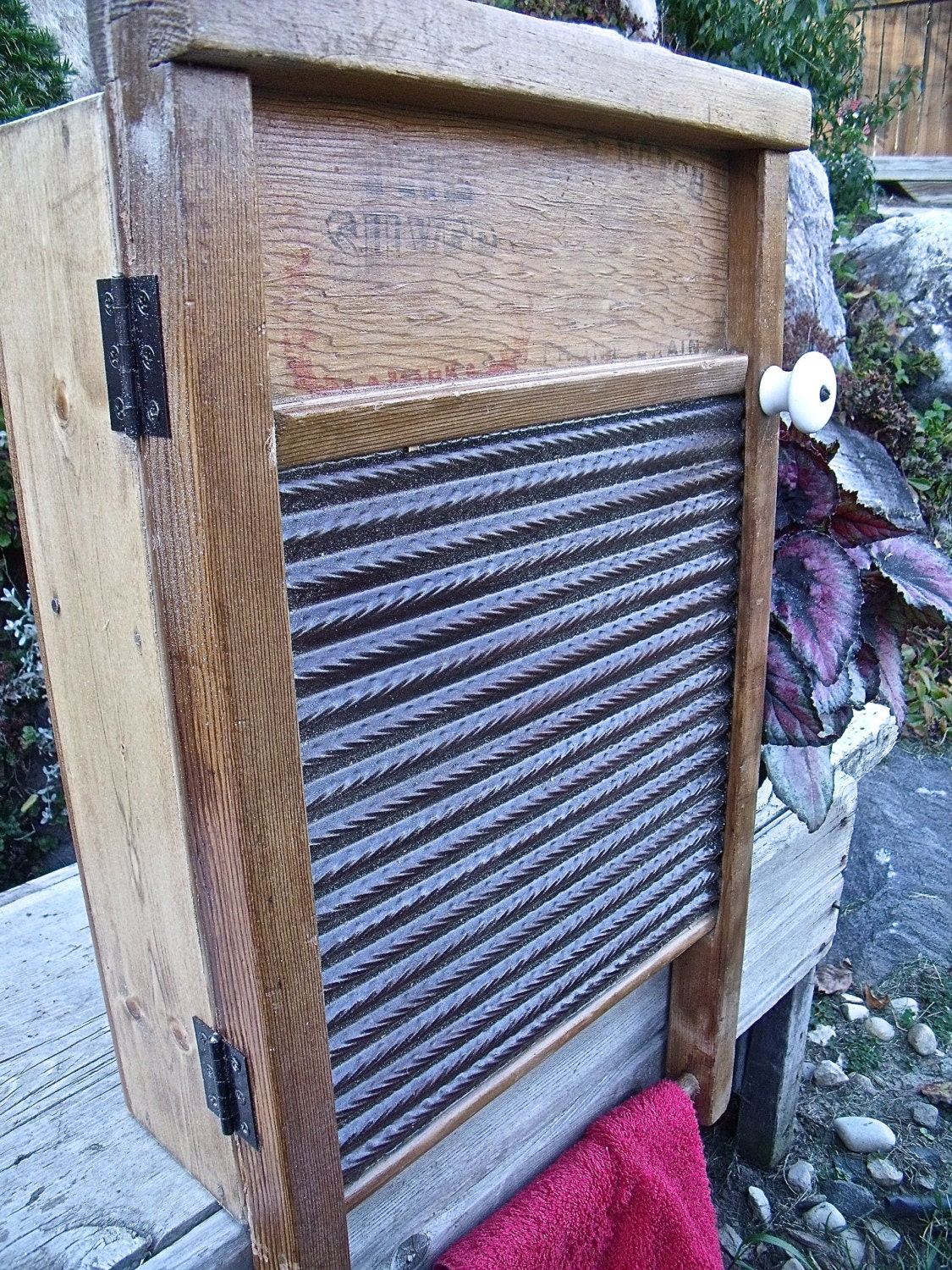 antiQue WASHBOARD from a REcycled by anTiQues2uniQues