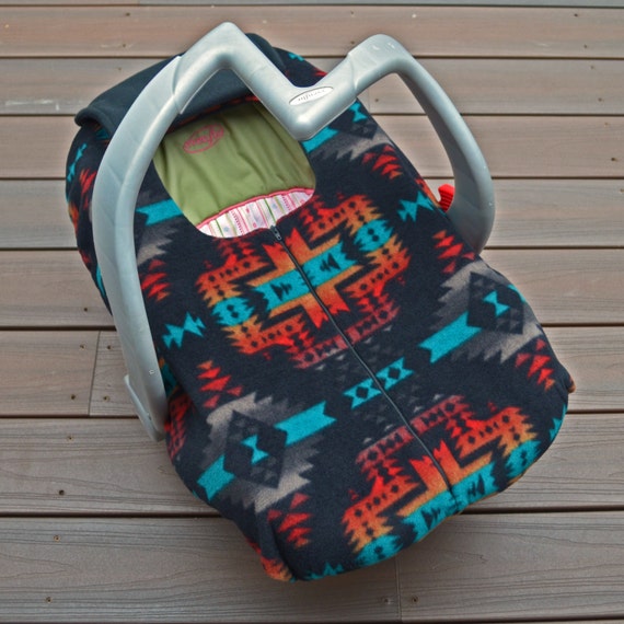 Native American Baby Car Seat Cover Southwest by sophiemarie
