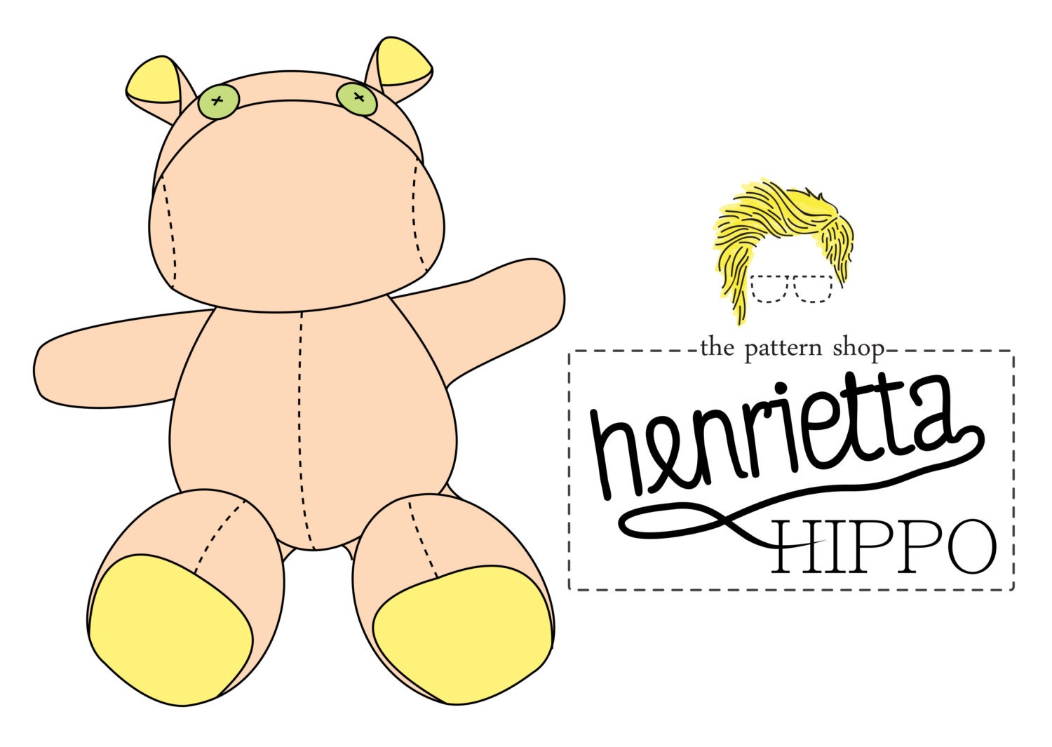 hippo sewing pattern