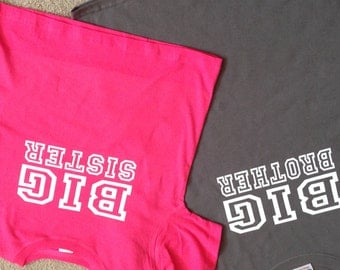 Sibling Set Of Shirts - Big Little Brother Sister Set Of 2