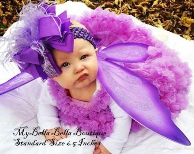 Lavender Hair Bow, Large Hair Bow, Over the Top hairbow, Girls hairbows, Boutique Hair Bow, Purple Hairbow, Baby Headband, Toddler Hairbow