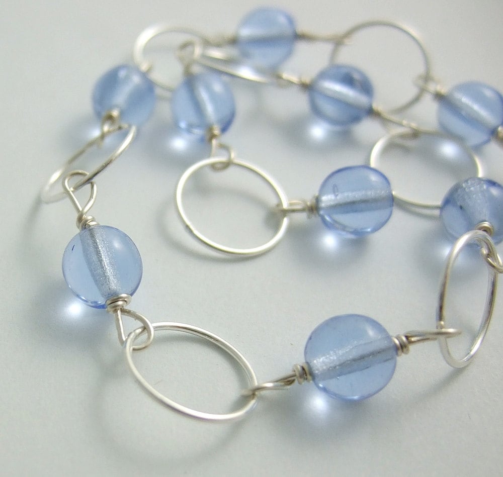 Light Blue Sapphire Beads 17