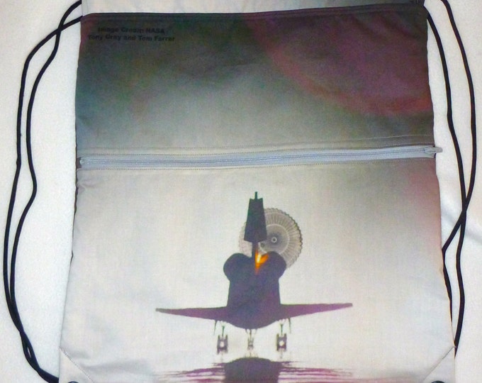Space Shuttle take off and landing - 2 in 1 Backpack/tote Custom Print