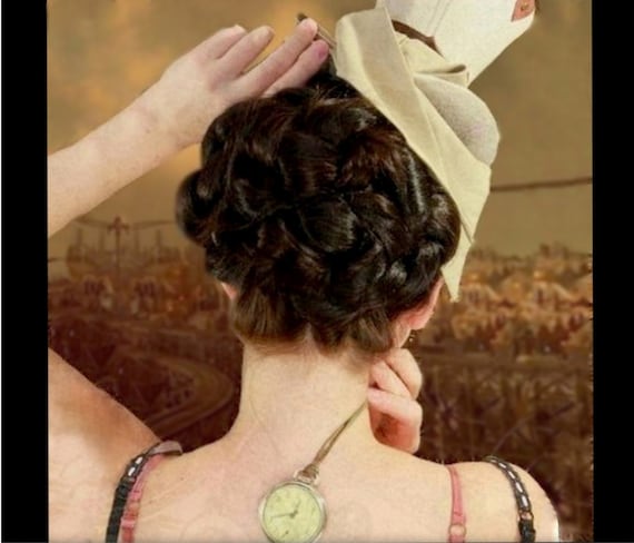 Steampunk Wedding Costume Hair Style Victorian Regency Reenactment