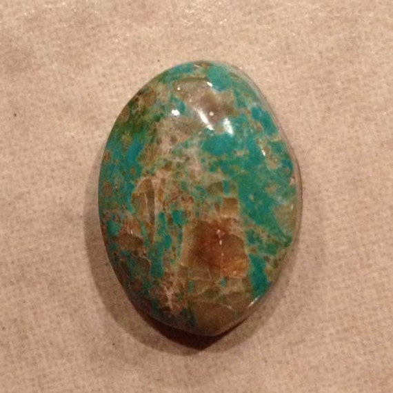 Pilot Mountain turquoise cabochon