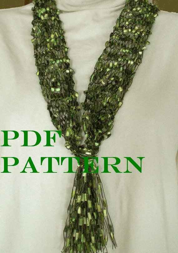 Scarf Knitting Patterns Using Ribbon Yarn - Cashmere ...