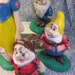 snow white and the seven dwarfs cement garden statues