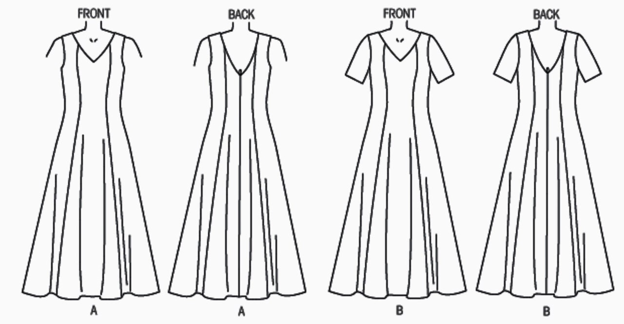 Easy Evening Dress Pattern Formal Dress Pattern Butterick