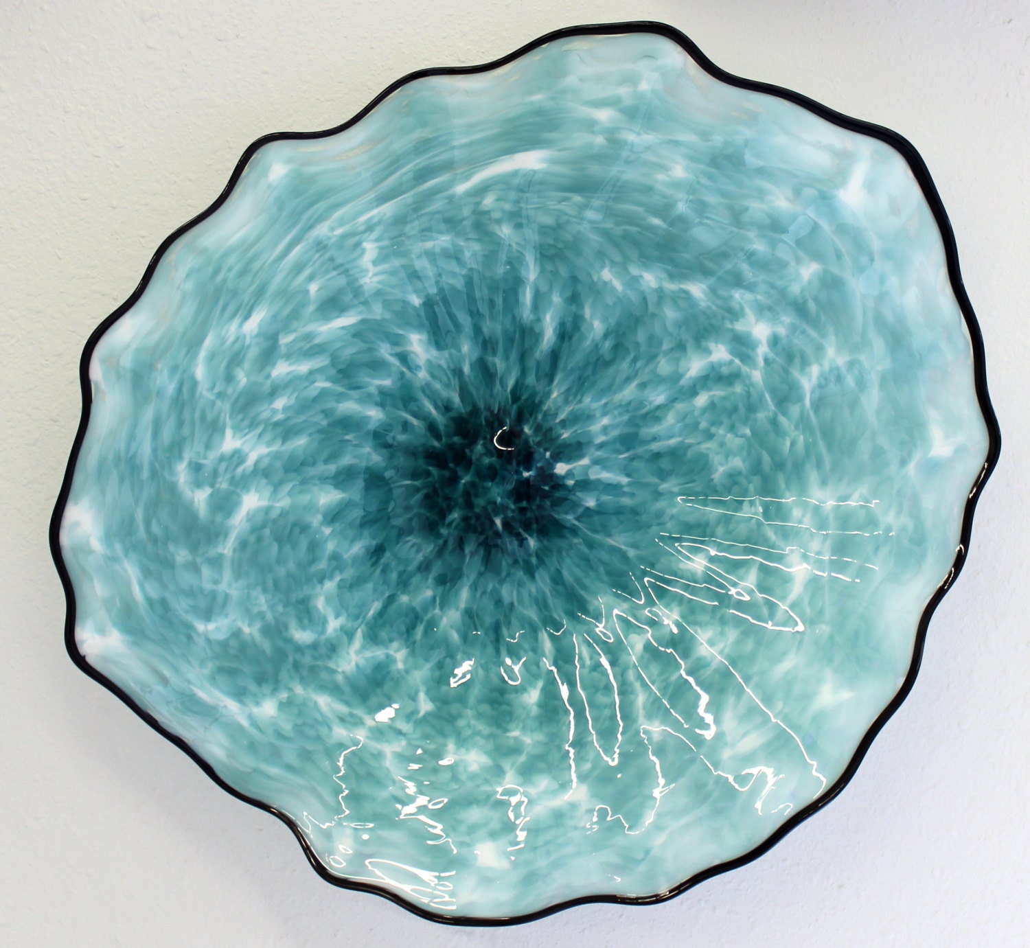 beautiful hand blown glass art wall platter grey by oneilsarts beautiful hand blown glass art wall platter grey by oneilsarts