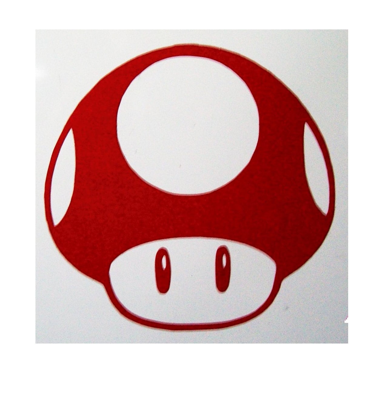 Mario Mushroom vinyl decal sticker small by CoventryDecor on Etsy