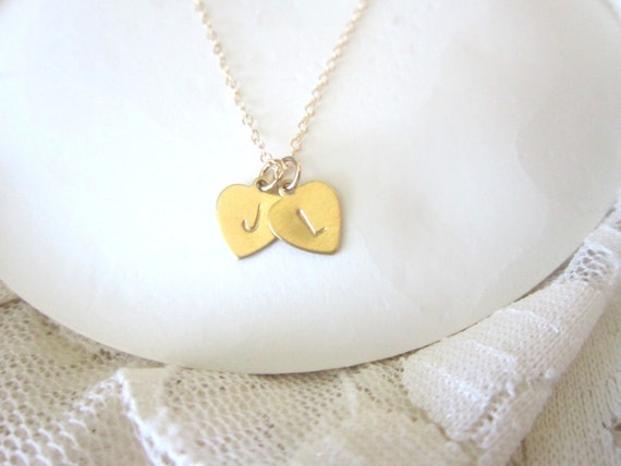 Personalized Hearts Necklace 