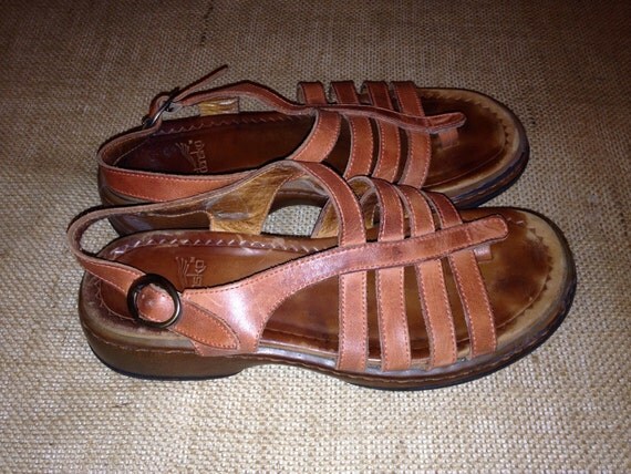 dansko-38-us-size-7-7-5-womens-tan-brown-sandal-by-vintythreads