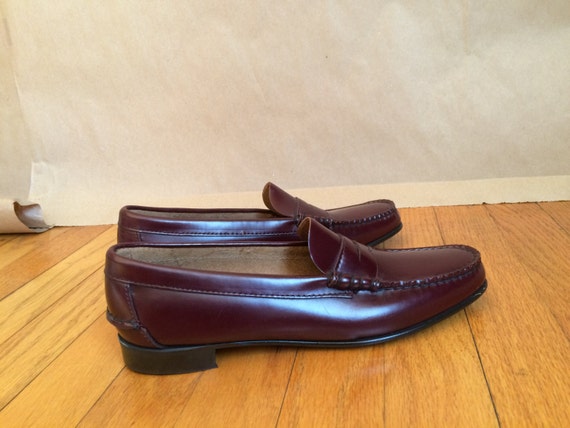 vintage 1980's penny loafers Sebago nos by yellowjacketvintage