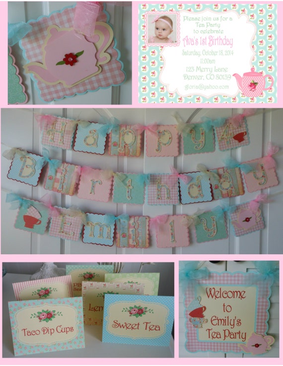 Vintage Tea Party 1st Birthday Supreme Package Il_570xn