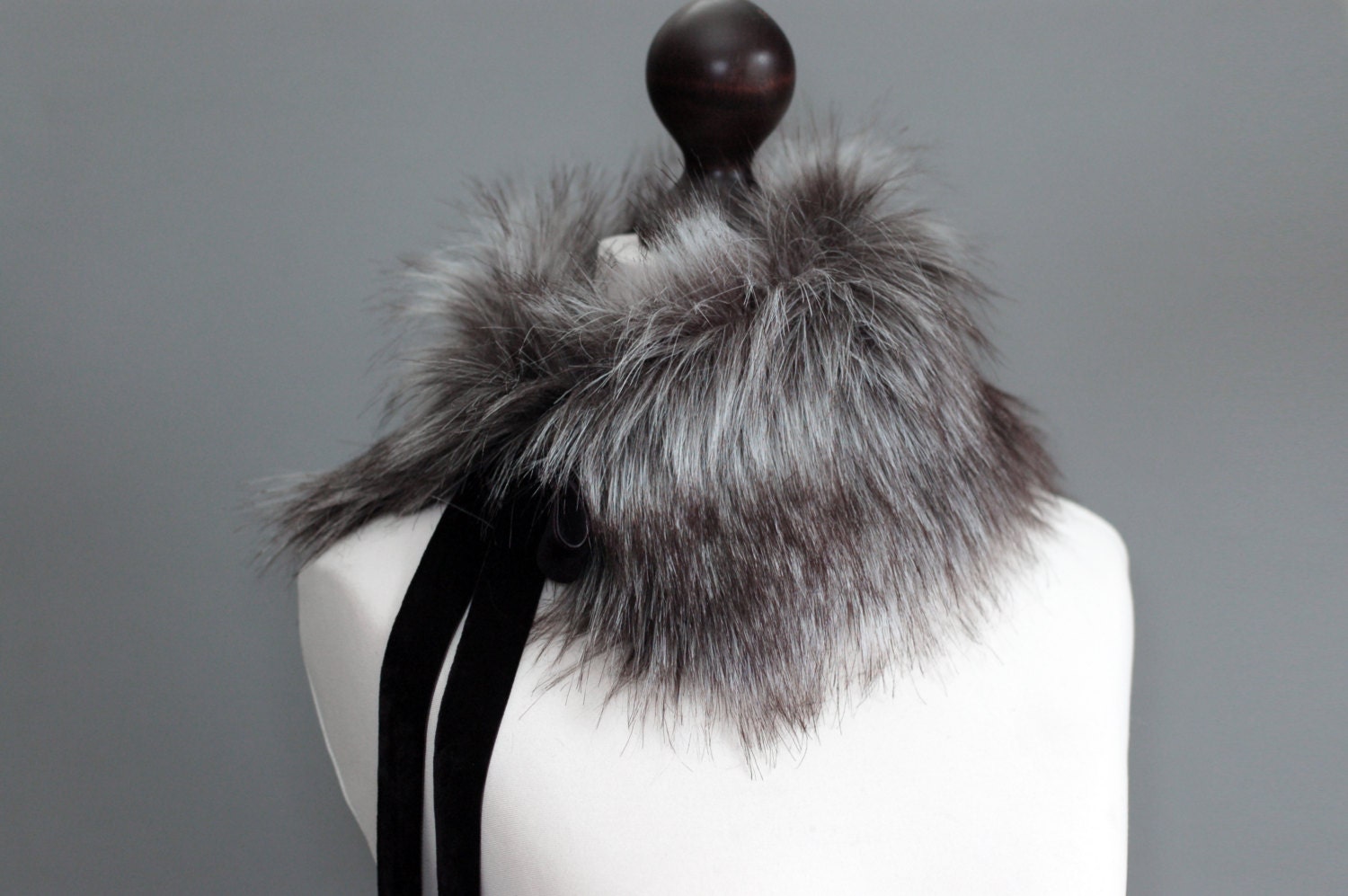 Fake fur neck scarves for women made in canada