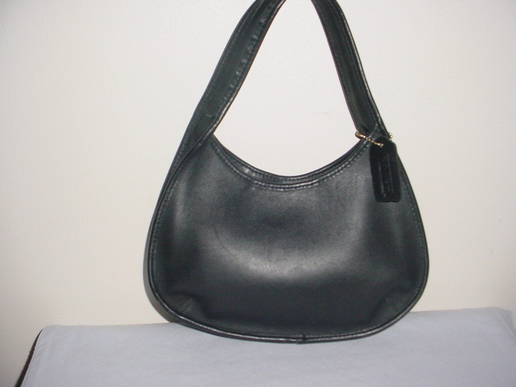 Coach Black Leather Mini Ergo Bag Purse Great by lovegems on Etsy