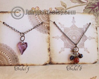 24•TRIBAL Series•Necklace Cards•Jewelry Cards•Necklace Card•Earring Holder•Necklace Holder•2x2 or 3x3