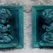 Sweet Vintage Pottery Plaque --INARCO ---E 1866-- Praying Girl and Boy Pottery Wall Art