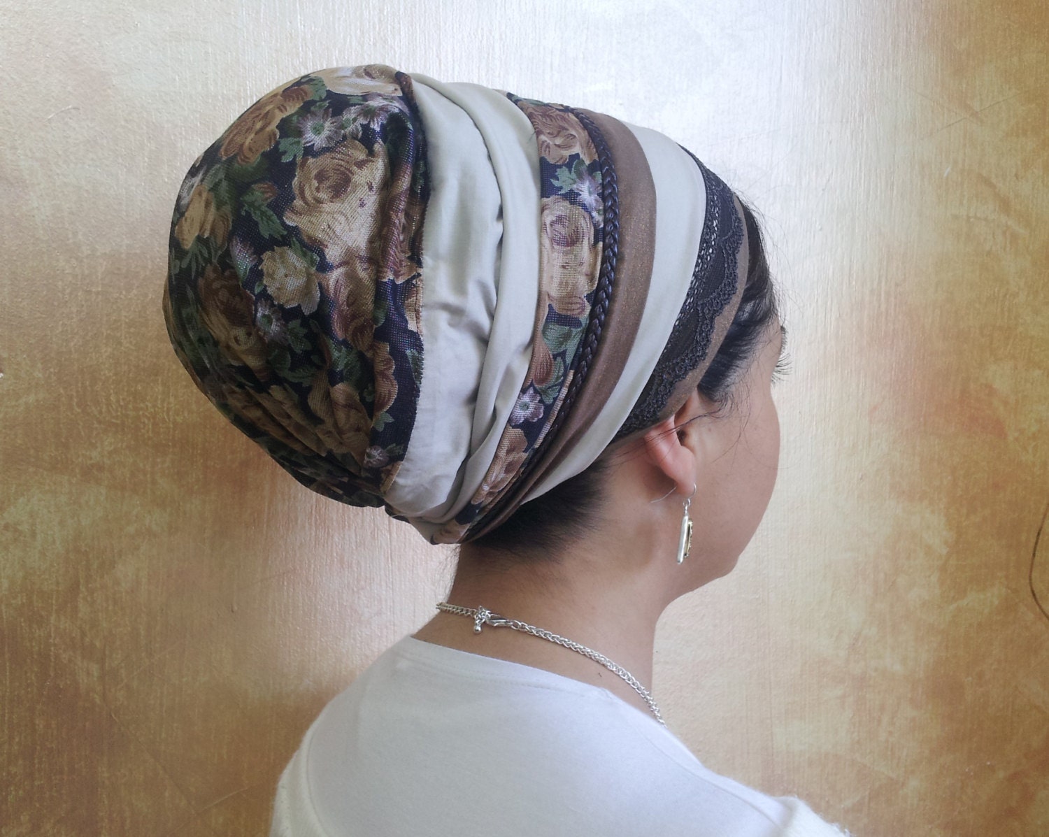 jewish head covering headscarves apron tichel head