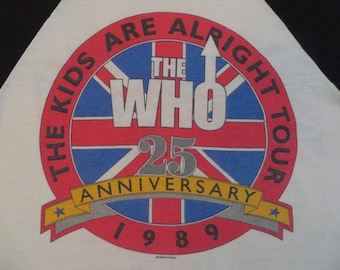 THE WHO 1989 tour TSHIRT
