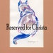 SPECIAL OFFER Sitting cats created in a gestural style is subject of these small original hand-pulled monotype prints
