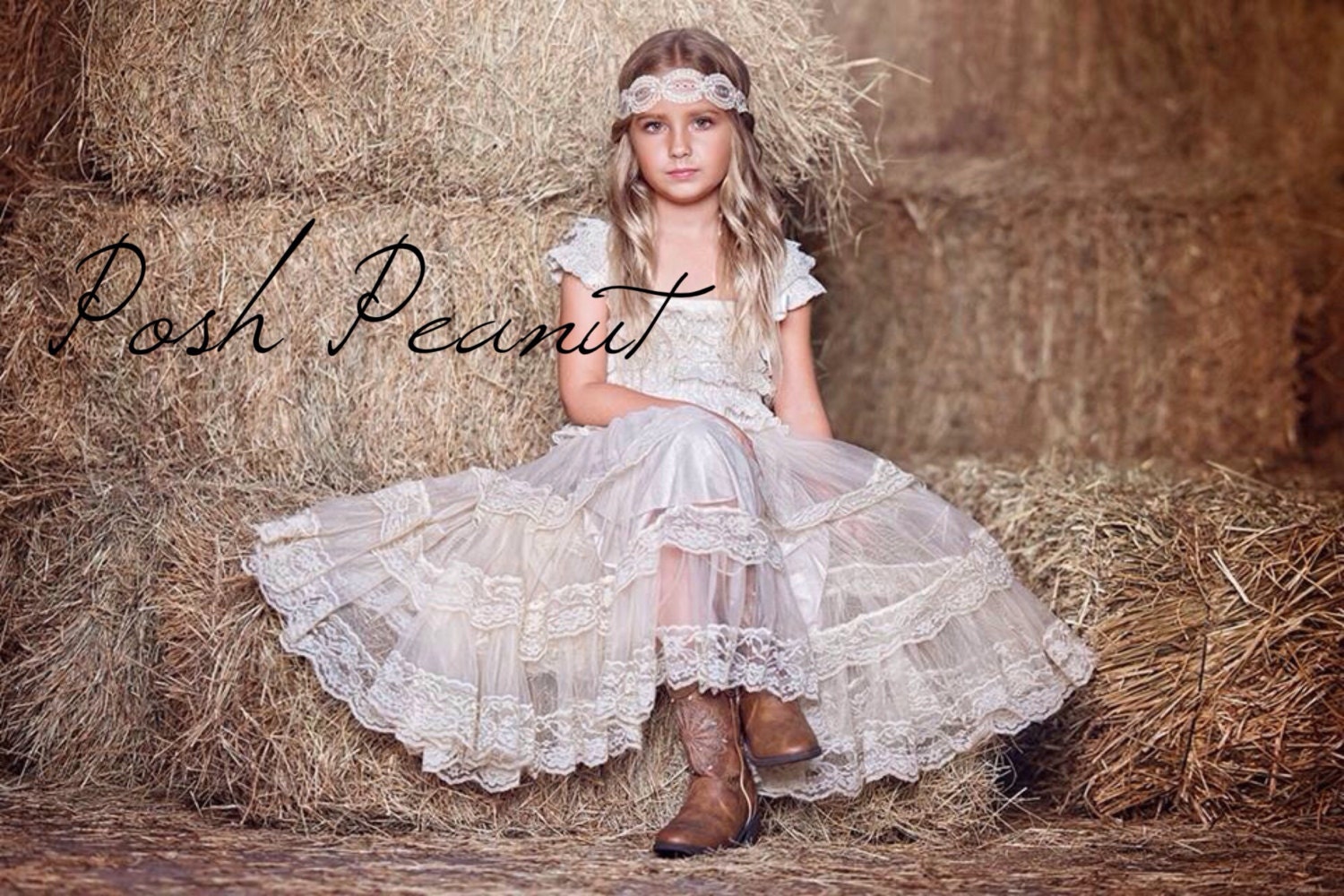 country flower girl dresses