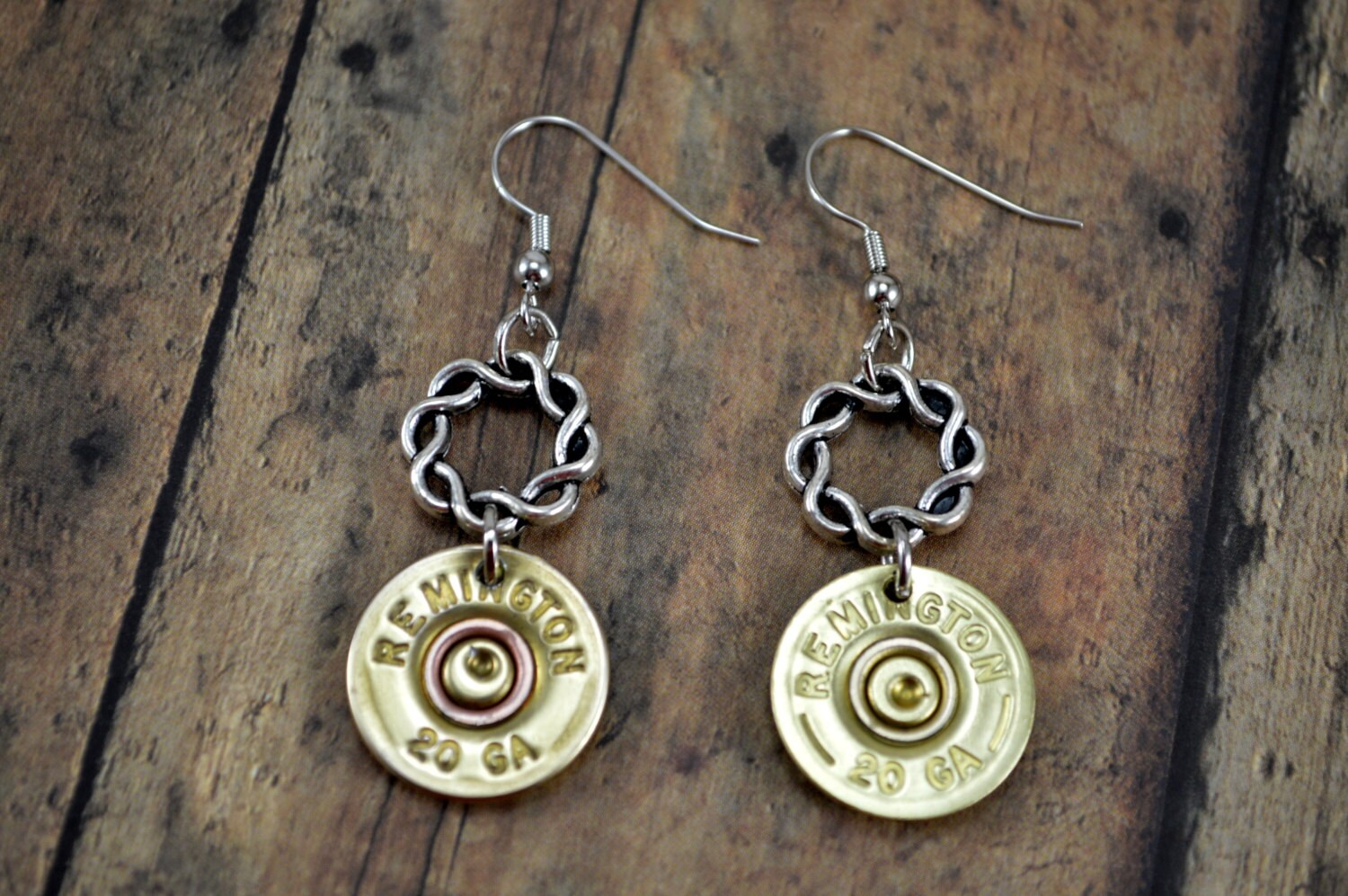 SHOTGUN SHELL EARRINGS Bullet Shell Casings Dangle Earrings