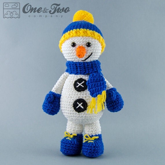 Snowman Amigurumi PDF Crochet Pattern Instant Download