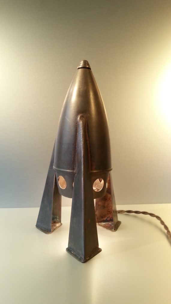 rocketship lamp