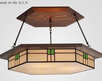 Craftsman Style Dining Room Lighting Fixture