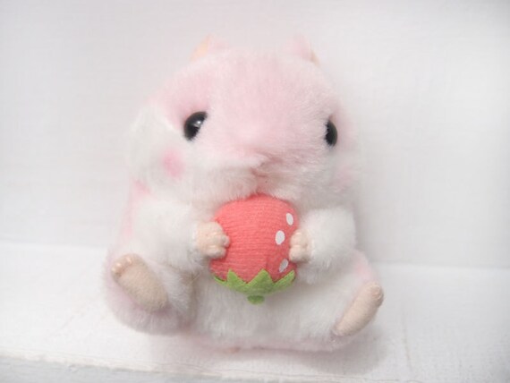 pink hamster plush