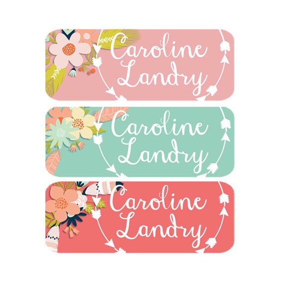 Daycare Labels Name Labels Girl Waterproof Labels