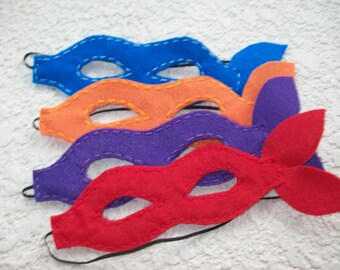 MUTANT NINJA TURTLES Mask/ funny felt party mask for boys and girls/photo prom