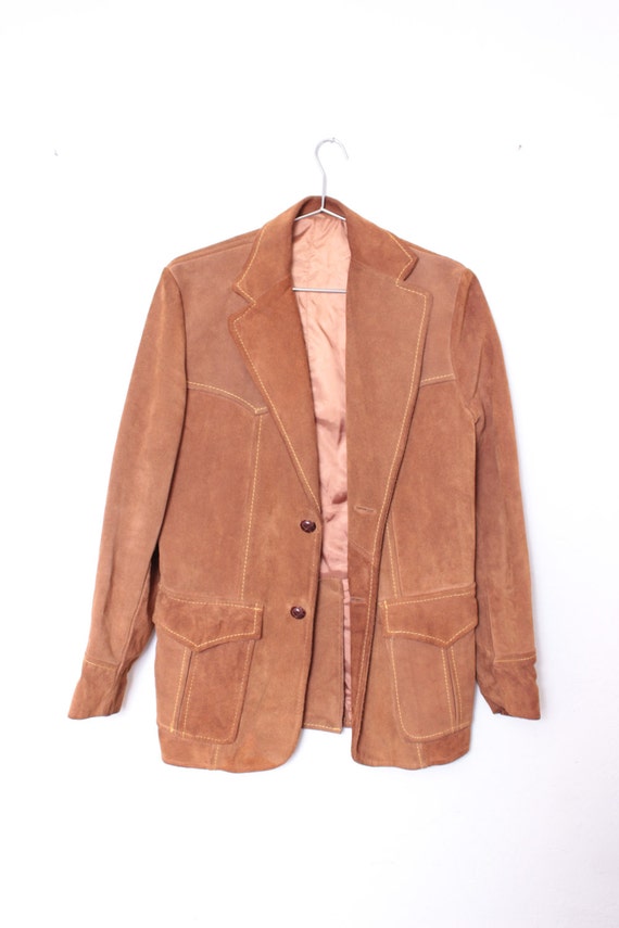 MOVING SALE Vintage Pioneer Wear Brown Suede by thejunkhaus