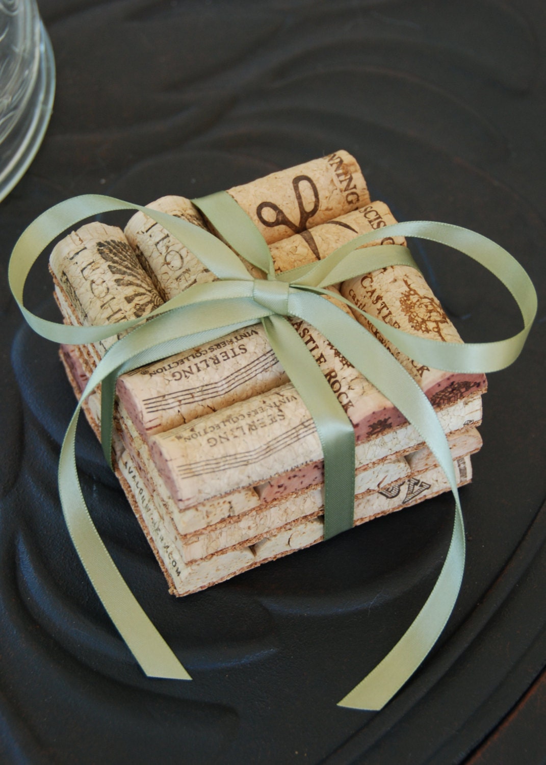 Wine Cork Coasters by GulfCoasters on Etsy