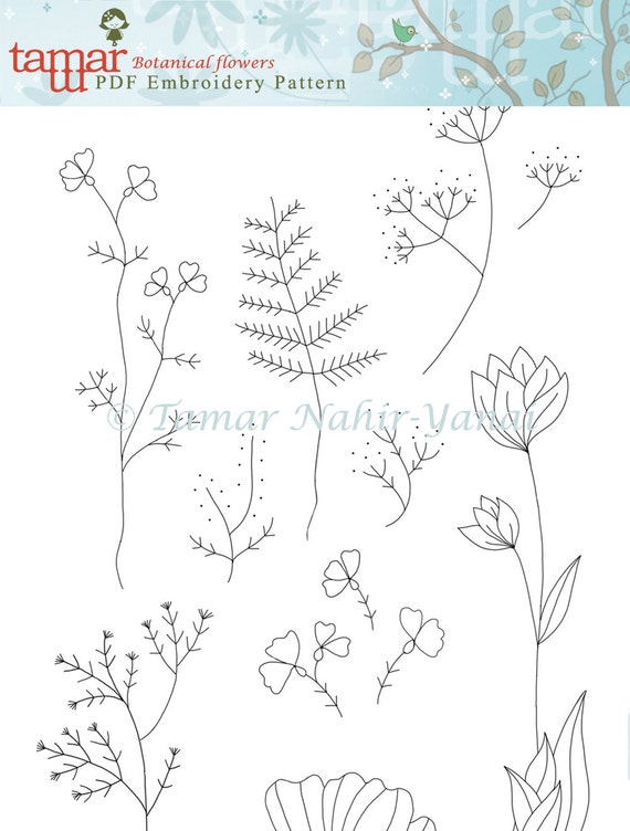 Embroidery Pattern Needlecraft Design Instant Download