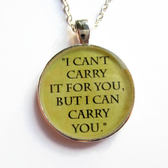 Lord of the Rings Quotation Necklace Samwise by BecauseofAnnie