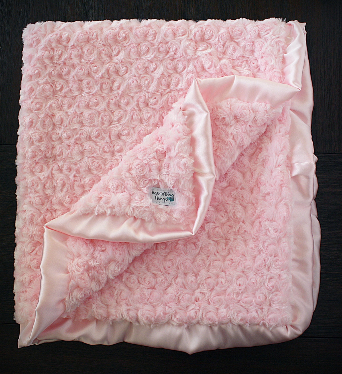 pink teddy blanket